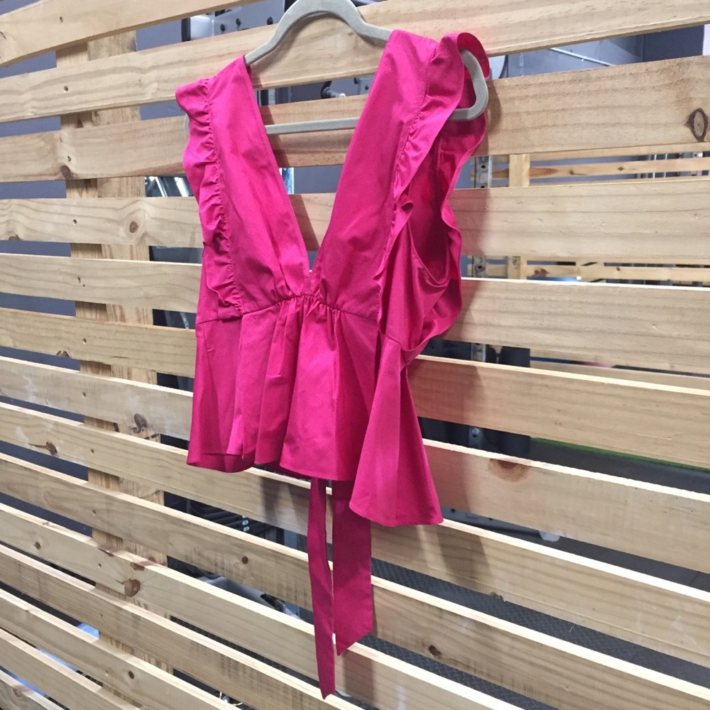New Bright Pink small Zara Top